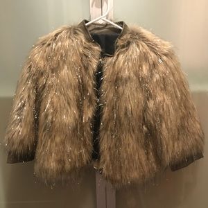 Donna Saylers Fabulous Furs Faux Coat w/sparkle